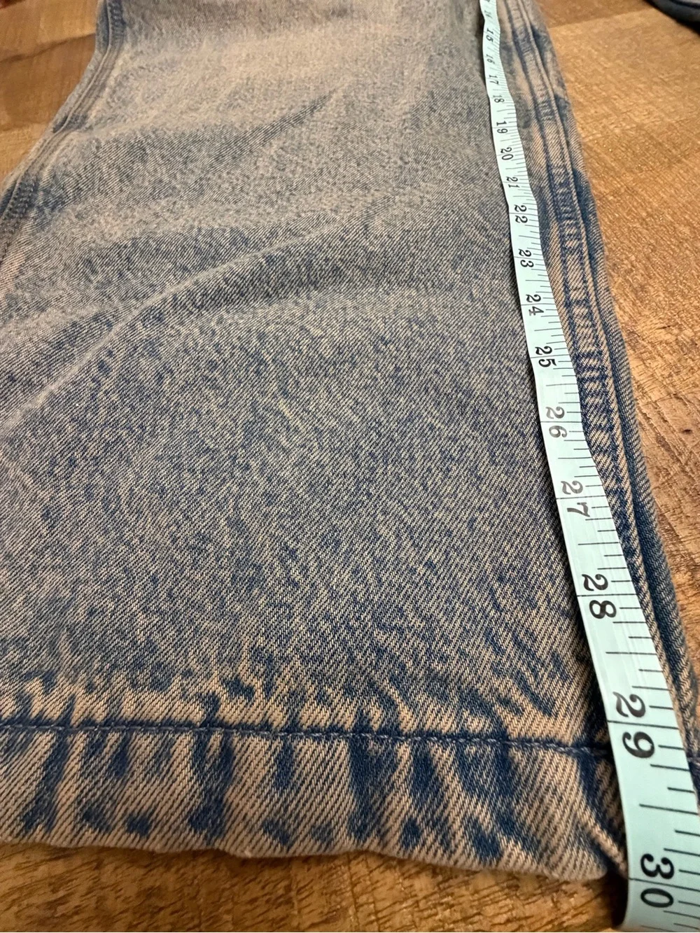 H&M Men's Relaxed Carpenter Jeans — Faded Gray-Blue